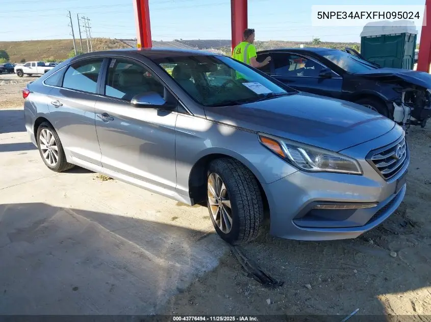 5NPE34AFXFH095024 2015 Hyundai Sonata Sport