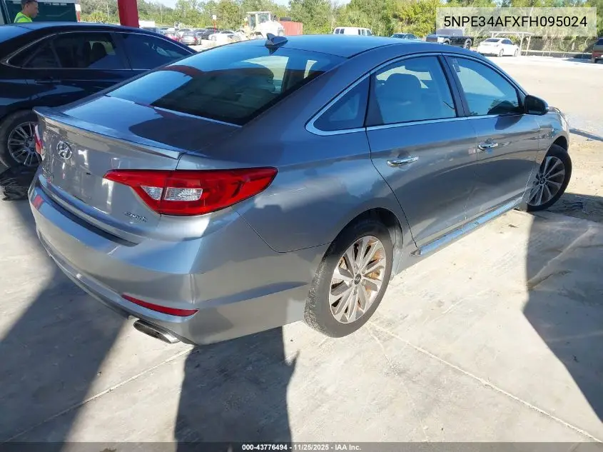 5NPE34AFXFH095024 2015 Hyundai Sonata Sport
