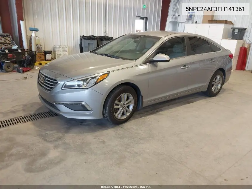 5NPE24AF3FH141361 2015 Hyundai Sonata Se