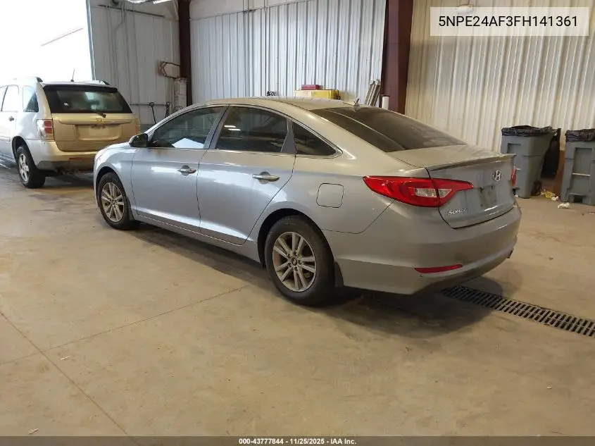 5NPE24AF3FH141361 2015 Hyundai Sonata Se