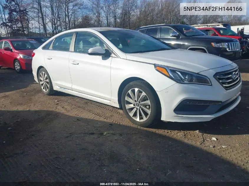 5NPE34AF2FH144166 2015 Hyundai Sonata Sport
