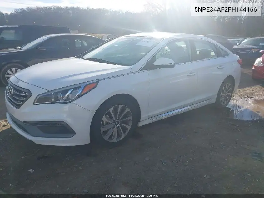 5NPE34AF2FH144166 2015 Hyundai Sonata Sport