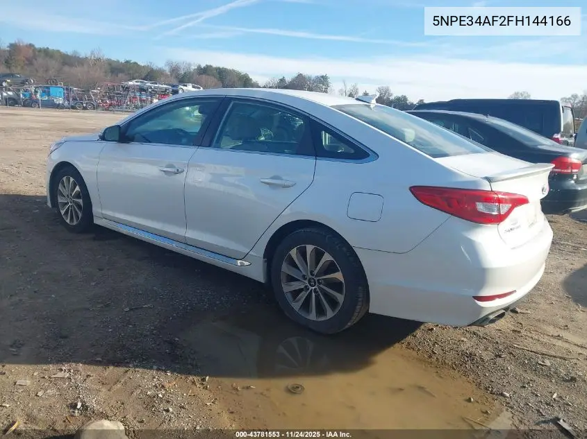 5NPE34AF2FH144166 2015 Hyundai Sonata Sport