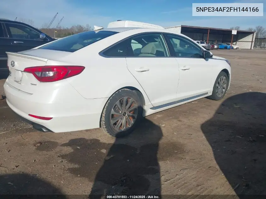 5NPE34AF2FH144166 2015 Hyundai Sonata Sport
