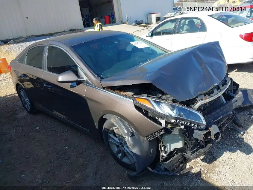 5NPE24AF5FH170814 2015 Hyundai Sonata Se