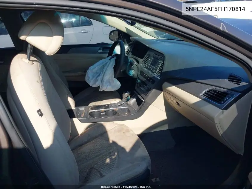 5NPE24AF5FH170814 2015 Hyundai Sonata Se