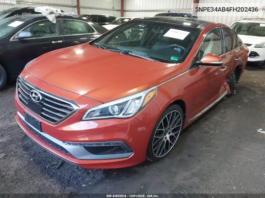 5NPE34AB4FH202436 2015 Hyundai Sonata Limited 2.0T