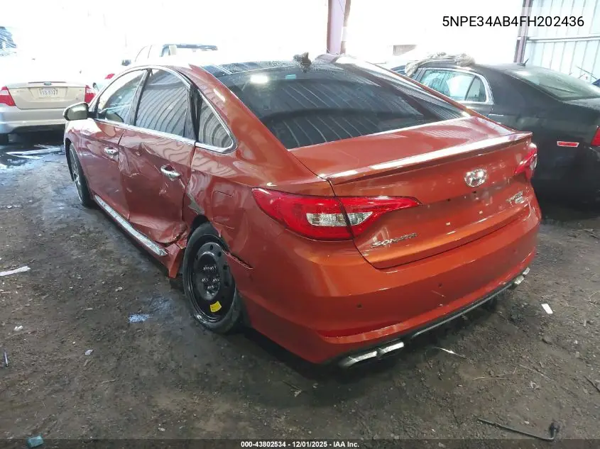 5NPE34AB4FH202436 2015 Hyundai Sonata Limited 2.0T