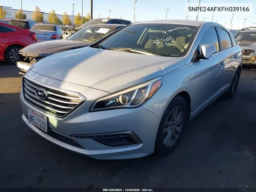 5NPE24AFXFH039166 2015 Hyundai Sonata Se