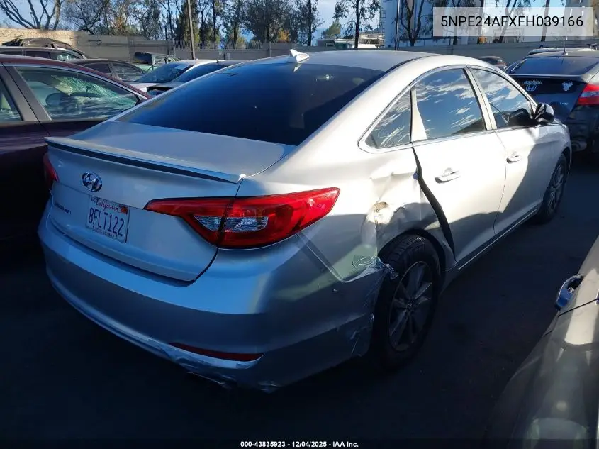 5NPE24AFXFH039166 2015 Hyundai Sonata Se