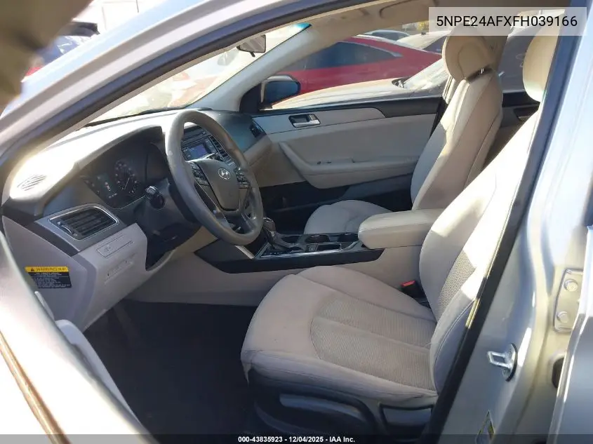 5NPE24AFXFH039166 2015 Hyundai Sonata Se