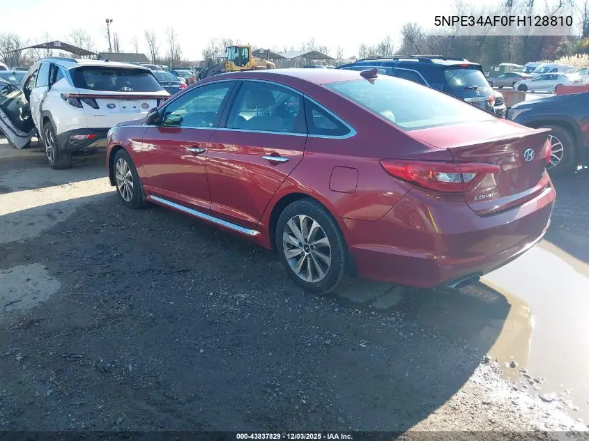 5NPE34AF0FH128810 2015 Hyundai Sonata Sport