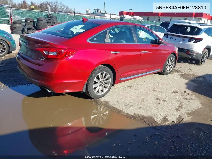 5NPE34AF0FH128810 2015 Hyundai Sonata Sport
