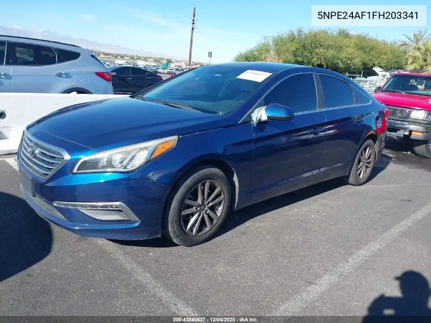 5NPE24AF1FH203341 2015 Hyundai Sonata Se