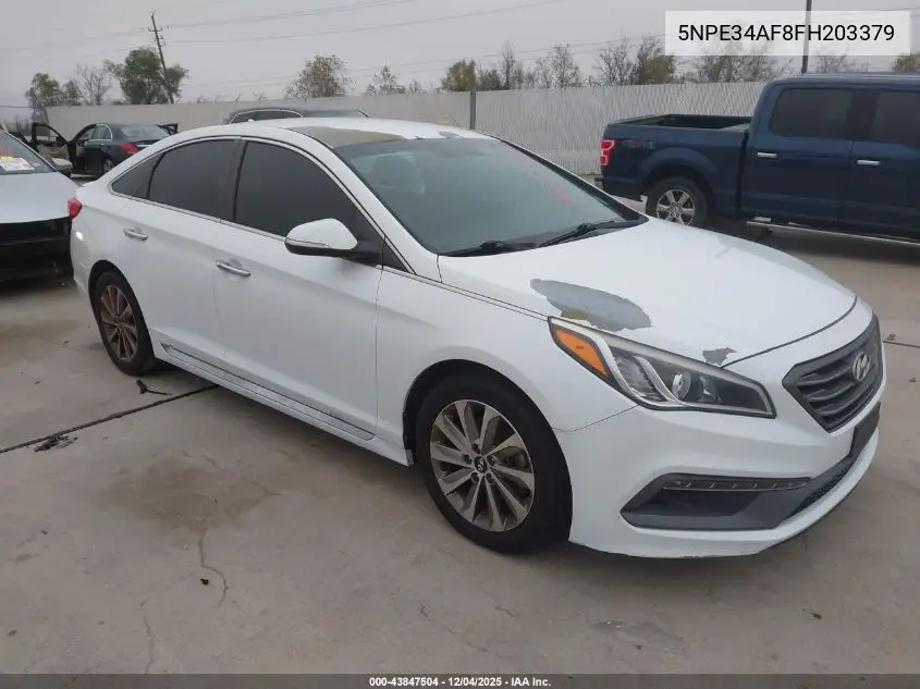 5NPE34AF8FH203379 2015 Hyundai Sonata Sport