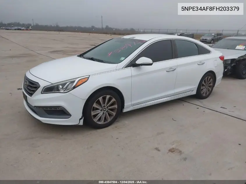 5NPE34AF8FH203379 2015 Hyundai Sonata Sport