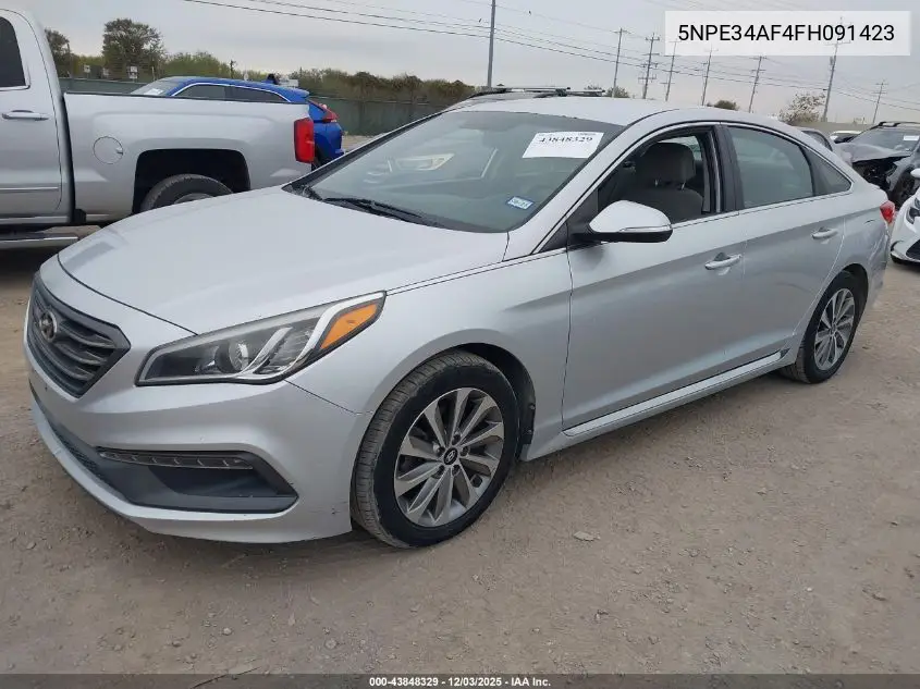 5NPE34AF4FH091423 2015 Hyundai Sonata Sport