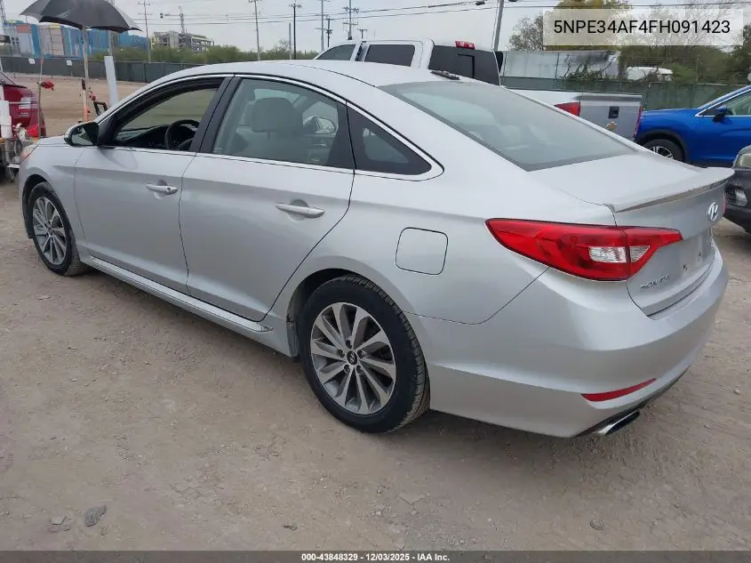 5NPE34AF4FH091423 2015 Hyundai Sonata Sport
