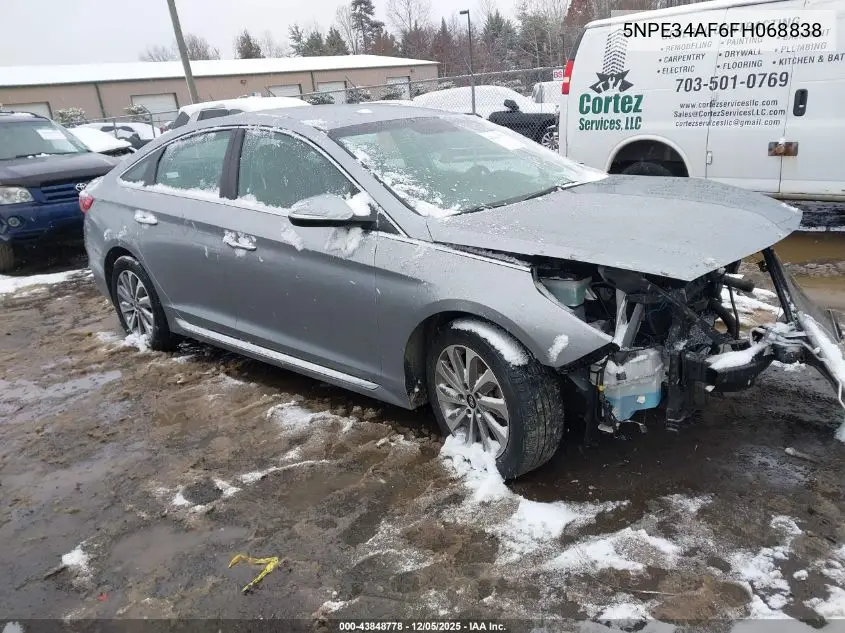 5NPE34AF6FH068838 2015 Hyundai Sonata Sport