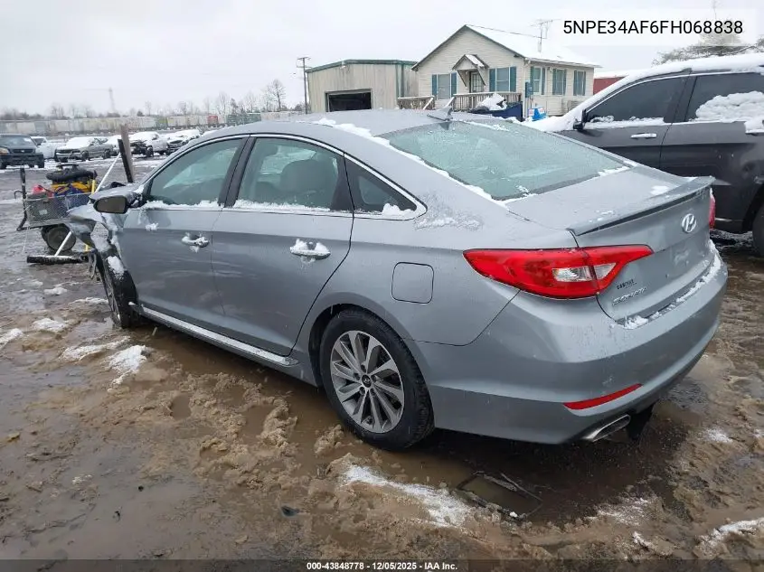 5NPE34AF6FH068838 2015 Hyundai Sonata Sport