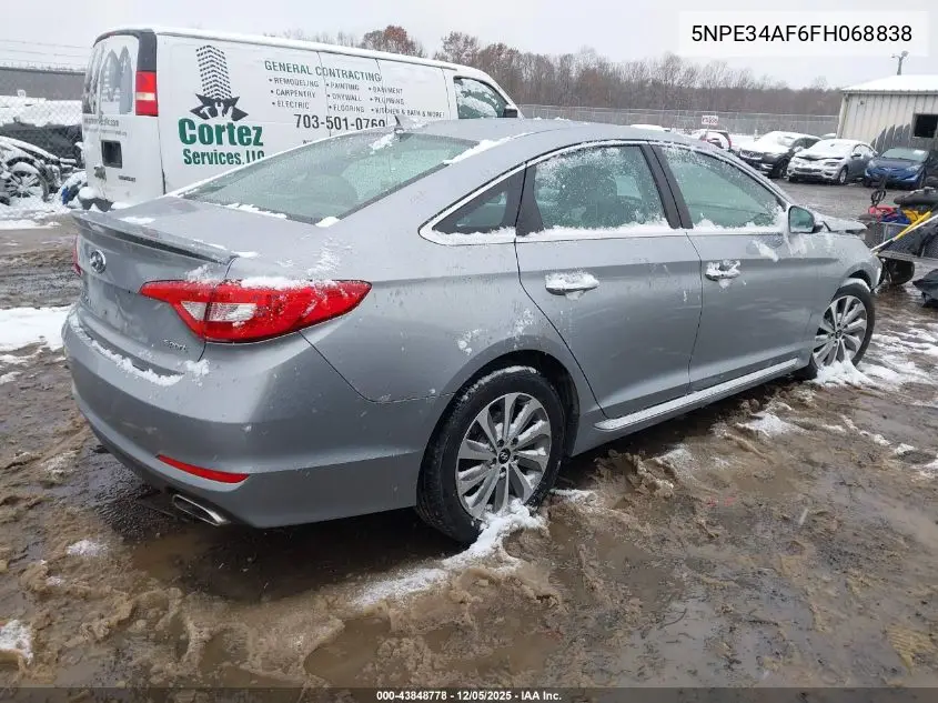 5NPE34AF6FH068838 2015 Hyundai Sonata Sport