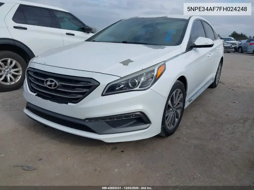 5NPE34AF7FH024248 2015 Hyundai Sonata Sport