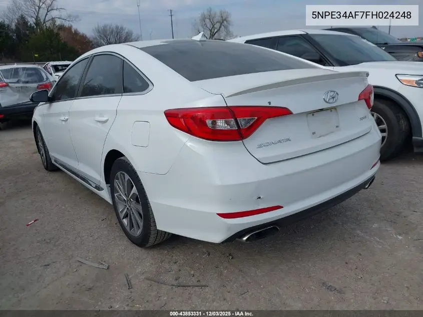 5NPE34AF7FH024248 2015 Hyundai Sonata Sport