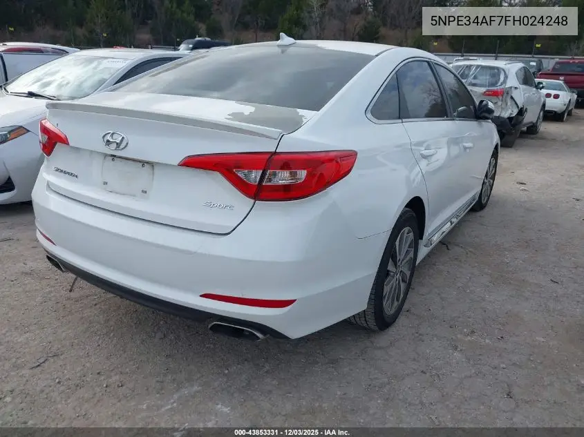 5NPE34AF7FH024248 2015 Hyundai Sonata Sport