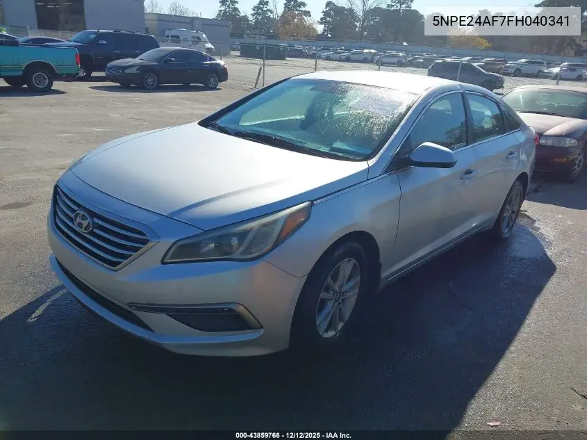 5NPE24AF7FH040341 2015 Hyundai Sonata Se
