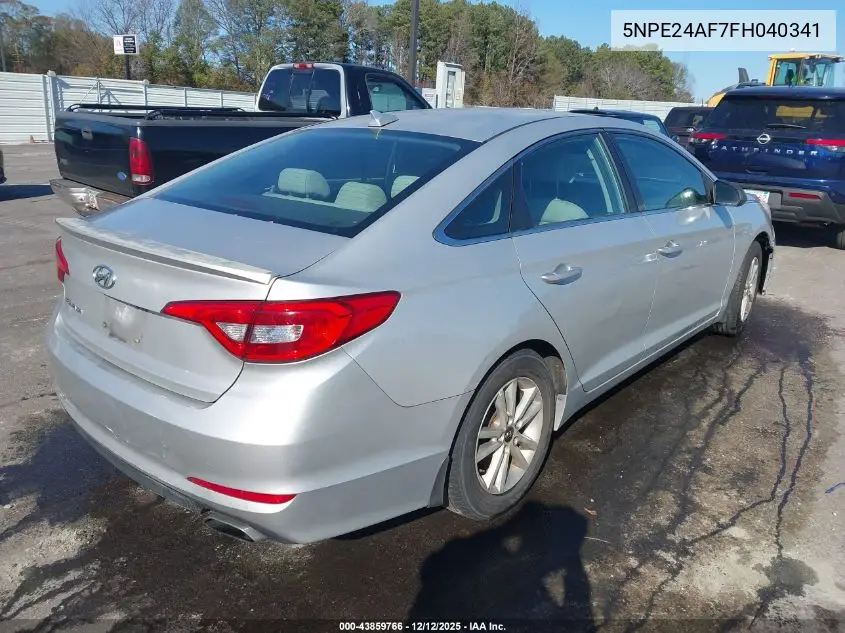 5NPE24AF7FH040341 2015 Hyundai Sonata Se