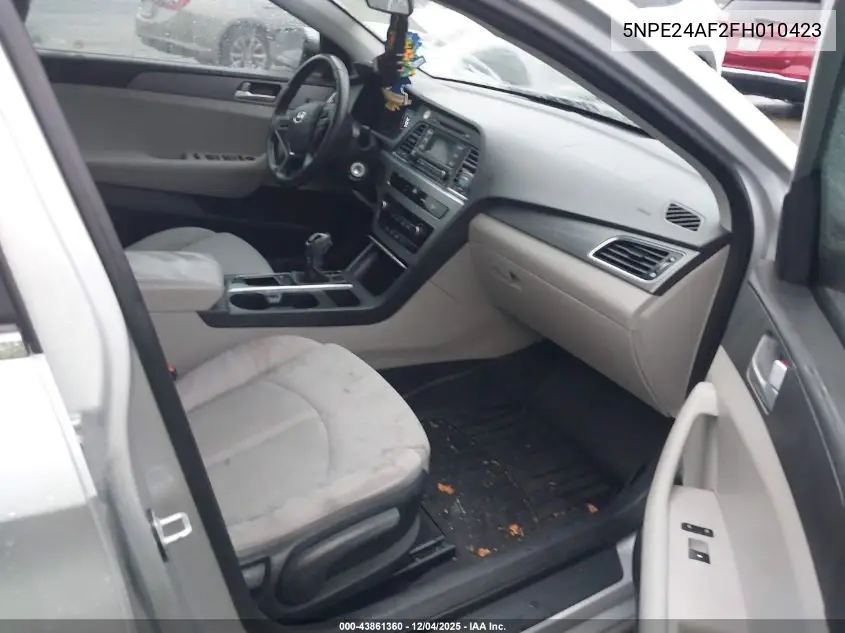 5NPE24AF2FH010423 2015 Hyundai Sonata Se