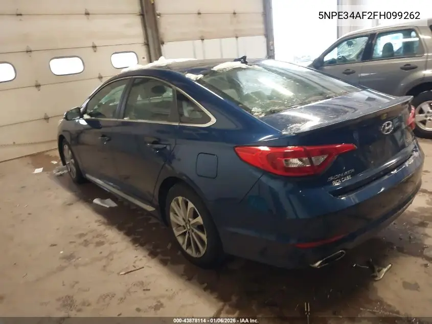 5NPE34AF2FH099262 2015 Hyundai Sonata Sport