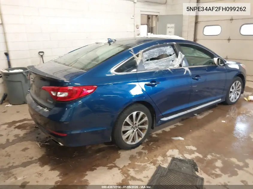 5NPE34AF2FH099262 2015 Hyundai Sonata Sport