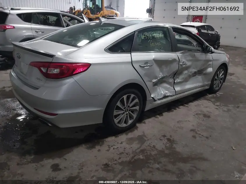 5NPE34AF2FH061692 2015 Hyundai Sonata Sport