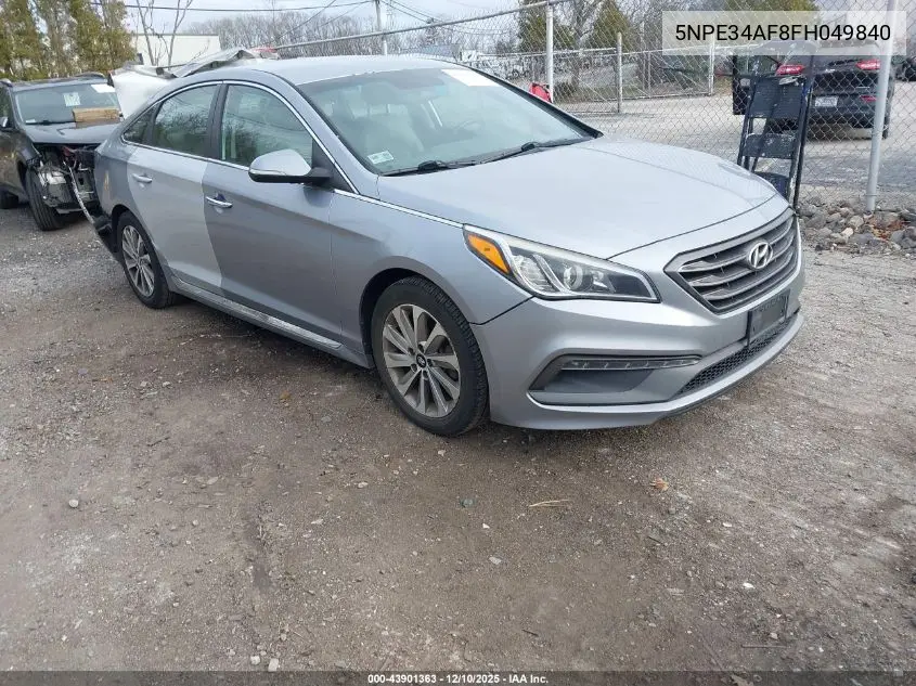 5NPE34AF8FH049840 2015 Hyundai Sonata Sport