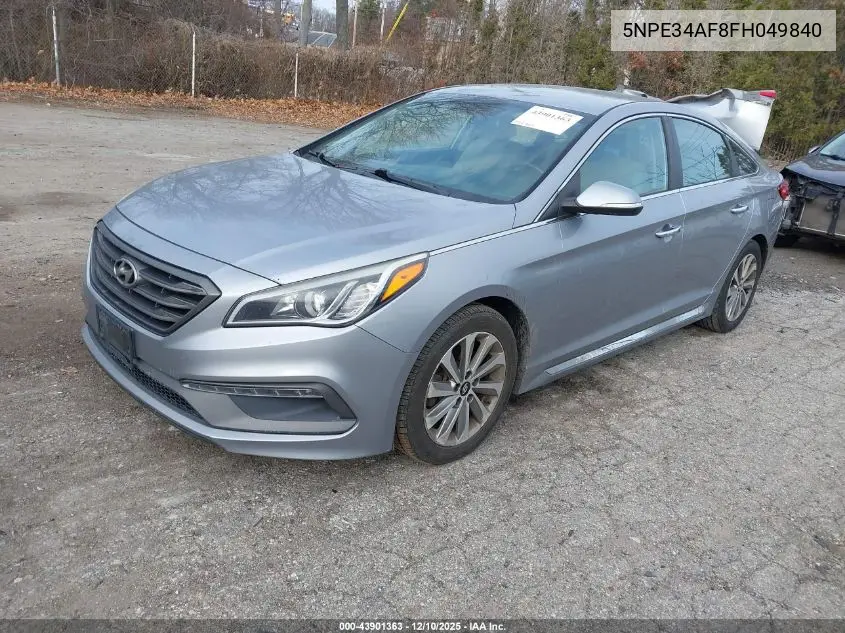 5NPE34AF8FH049840 2015 Hyundai Sonata Sport