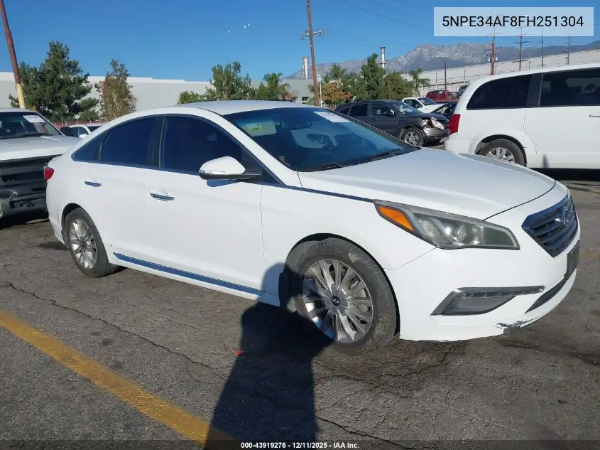 5NPE34AF8FH251304 2015 Hyundai Sonata Limited