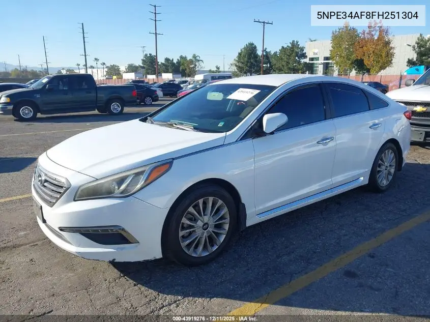 5NPE34AF8FH251304 2015 Hyundai Sonata Limited