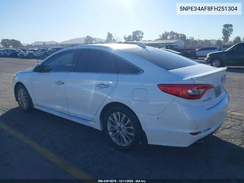 5NPE34AF8FH251304 2015 Hyundai Sonata Limited