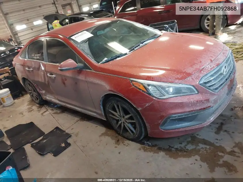 5NPE34AB7FH092868 2015 Hyundai Sonata Sport 2.0T
