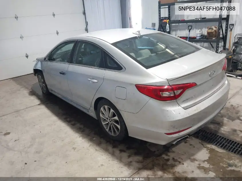 5NPE34AF5FH047088 2015 Hyundai Sonata Sport