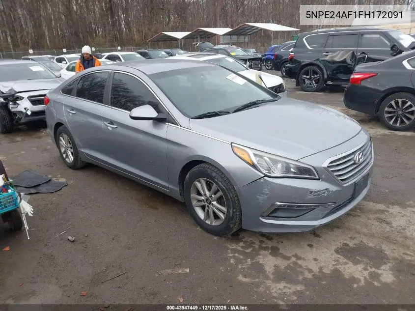 5NPE24AF1FH172091 2015 Hyundai Sonata Se