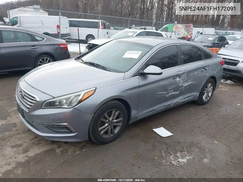 5NPE24AF1FH172091 2015 Hyundai Sonata Se