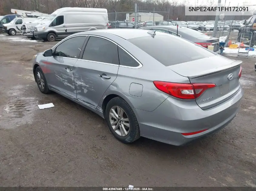 5NPE24AF1FH172091 2015 Hyundai Sonata Se