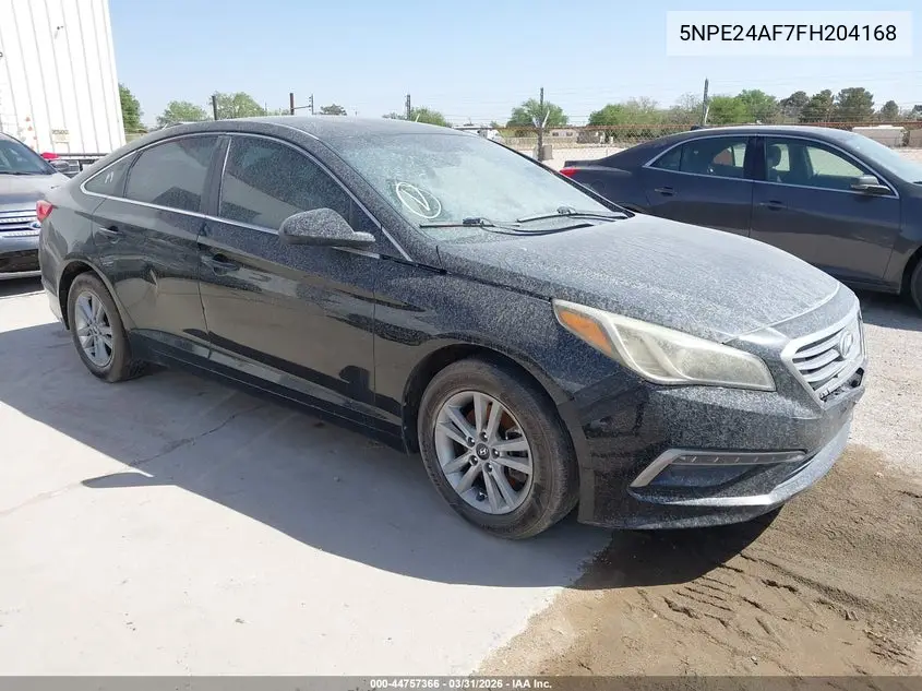 5NPE24AF7FH204168 2015 Hyundai Sonata Se