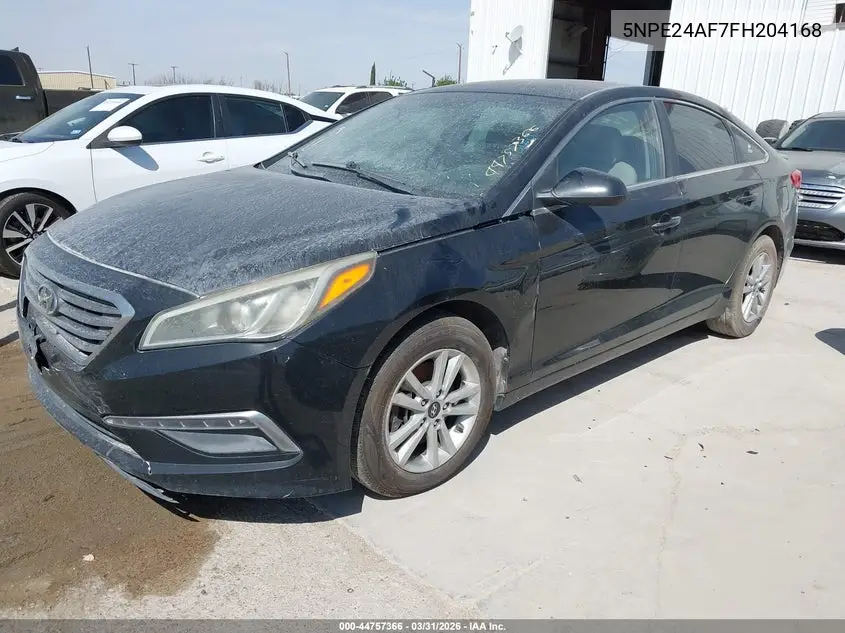 5NPE24AF7FH204168 2015 Hyundai Sonata Se