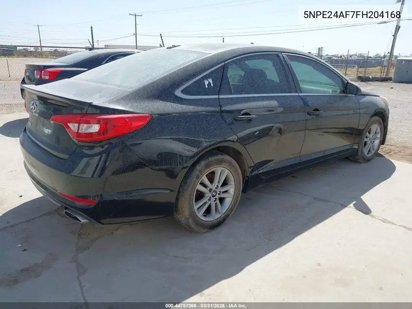 5NPE24AF7FH204168 2015 Hyundai Sonata Se