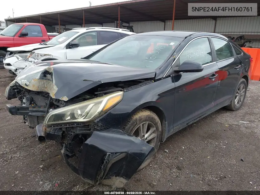 5NPE24AF4FH160761 2015 Hyundai Sonata Se