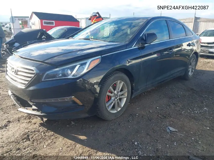 5NPE24AFXGH422087 2016 Hyundai Sonata Gl