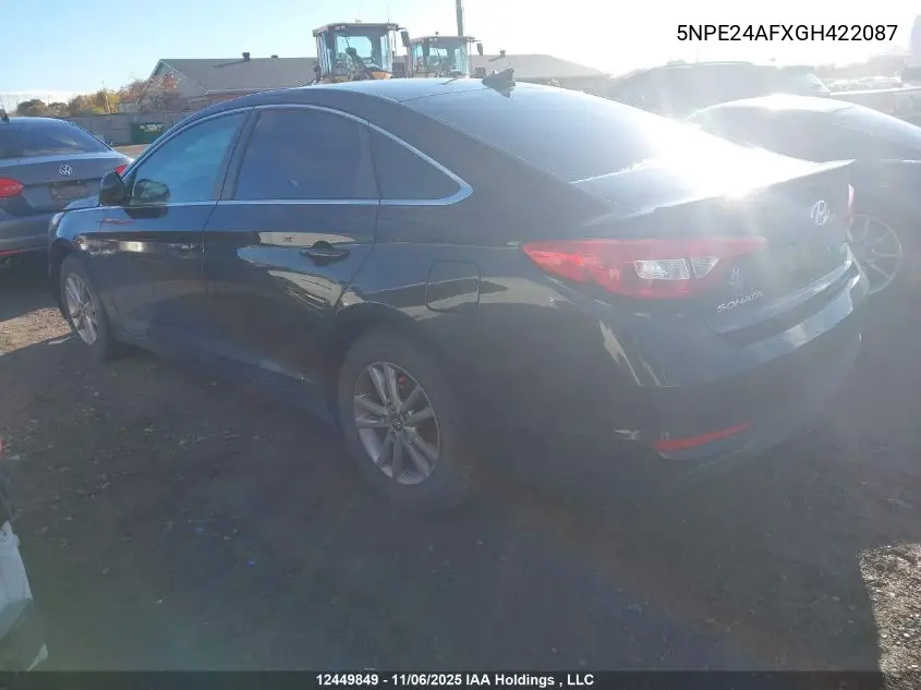 5NPE24AFXGH422087 2016 Hyundai Sonata Gl